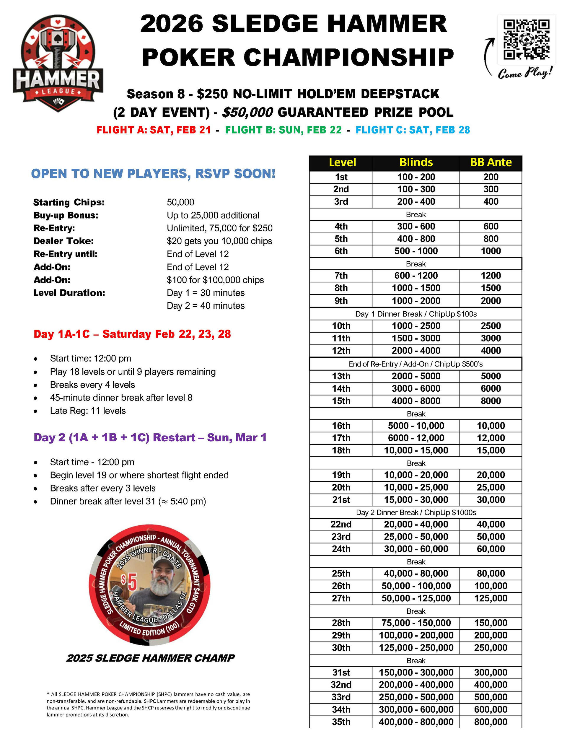 SLEDGEHAMMER TOURNAMENT